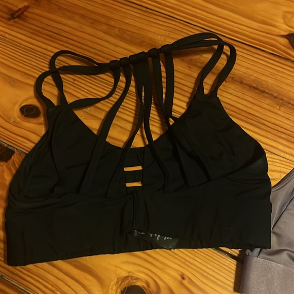 Victoria’s Secret Pink sports bras VS sports bra black and pink/mauve size XS - Picture 3 of 8